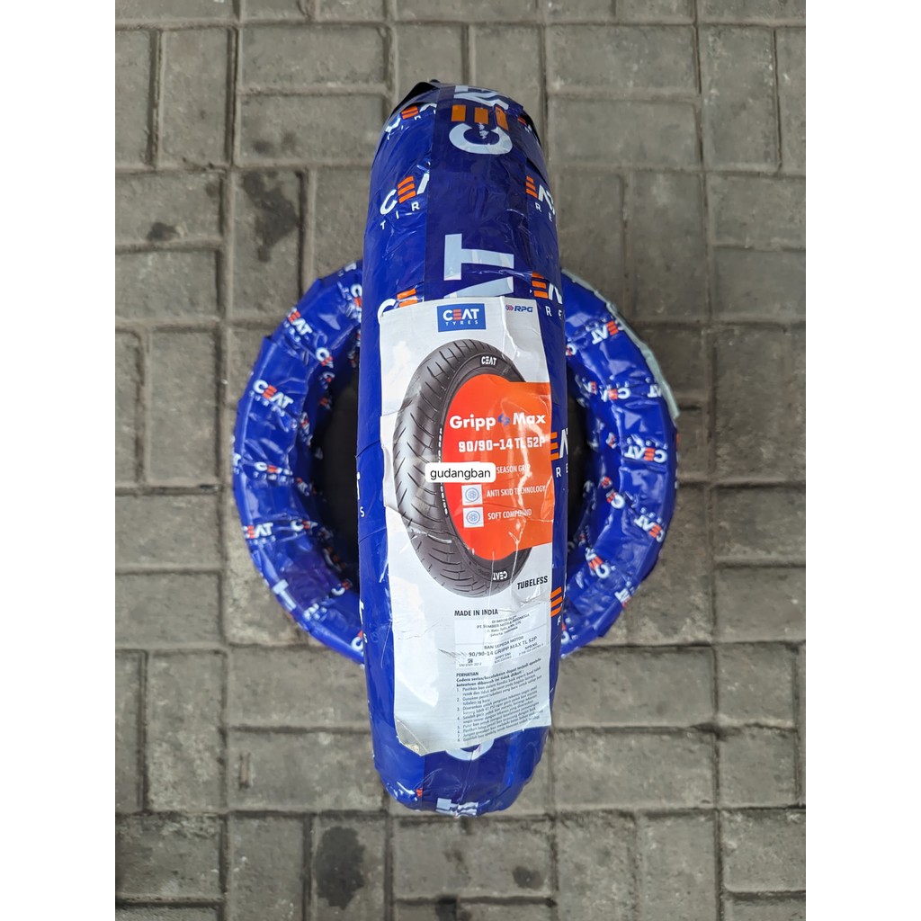 Ban Motor Ceat Gripp Max 90/90-14 Tubeless