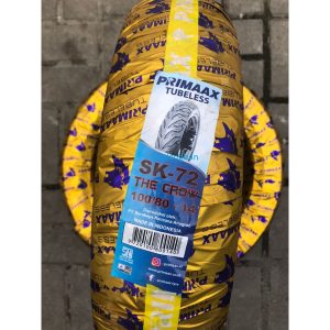 Ban Motor Primaax SK-72 The Crow 100/80-14 Tubeless
