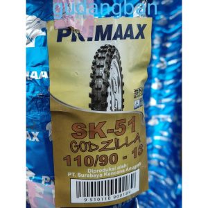 Ban Motor Primaax SK-51 Godzilla 110/90-18 Tubeless