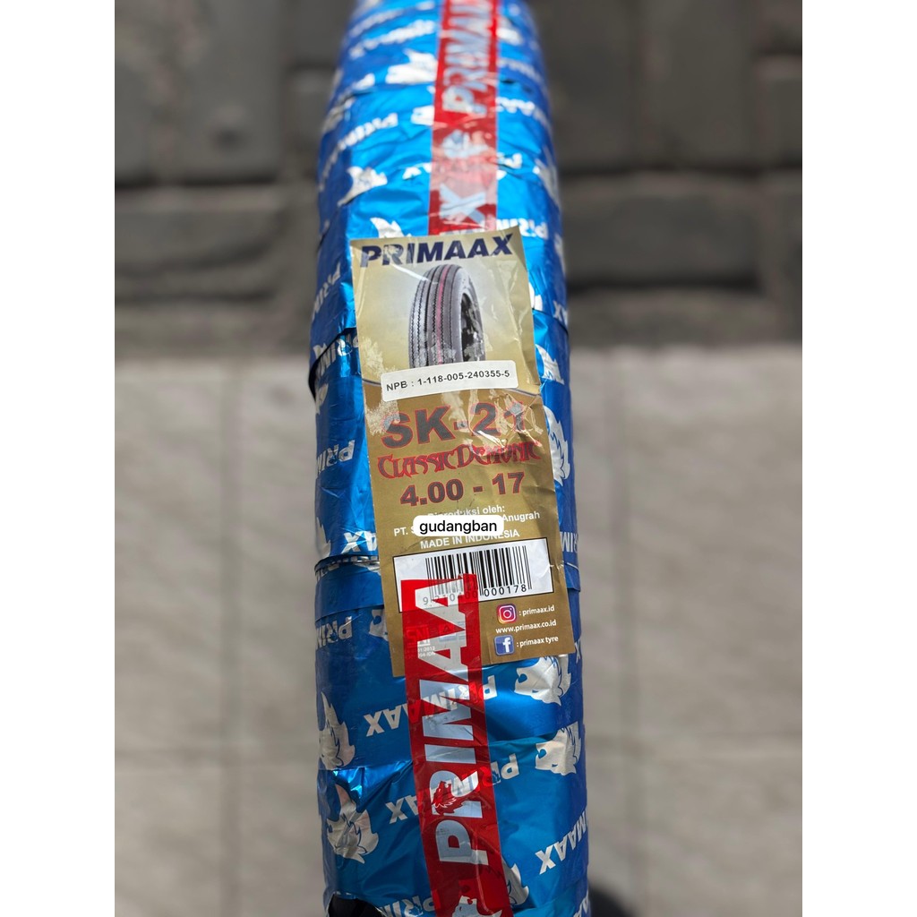 Ban Motor Primaax SK-21 Classic Demonic 4.00-17 Tubetype
