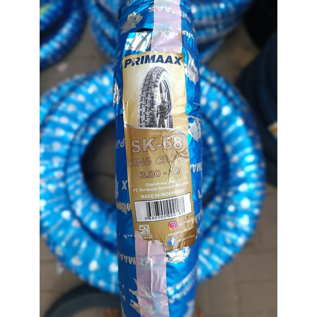 Ban Motor Primaax SK-68 King Cross 3.00-18 Tubetype