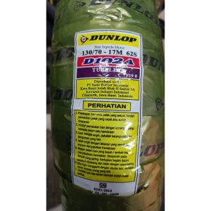Ban Motor Dunlop D102A 130/70-17 M/C 62S Tubeless