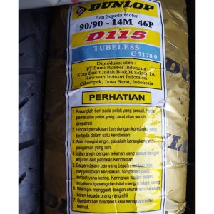 Ban Motor Dunlop D115 90/90-14 M/C 46P Tubeless