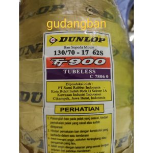 Ban Motor Dunlop TT900 130/70-17 M/C 62S Tubeless
