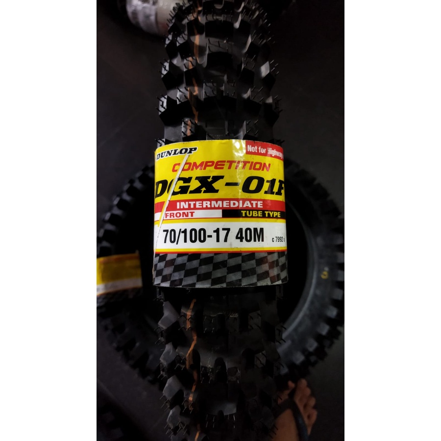Ban Motor Dunlop DGX-01 70/100-17 40M (FR) Tubetype