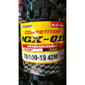 Ban Motor Dunlop DGX-01 70/100-19 42M (FR) Tubetype