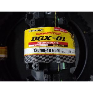 Ban Motor Dunlop DGX-01 120/90-18 65M (RR) Tubetype