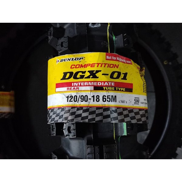 Ban Motor Dunlop DGX-01 120/90-18 65M (RR) Tubetype