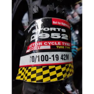 Ban Motor Dunlop D952 70/100-19 42M (FR) Tubetype
