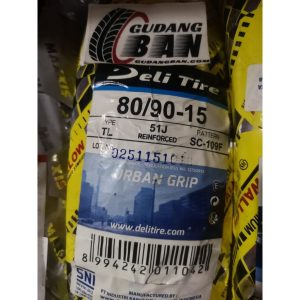 Ban Motor Swallow SC-109F 80/90-15 Tubeless