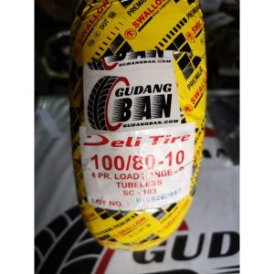 Ban Motor Swallow SC-103 100/80-10 Tubeless
