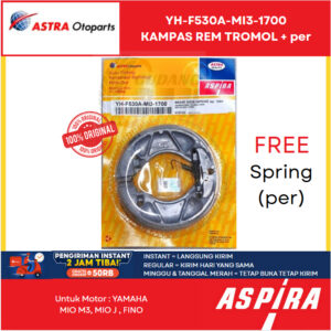 Kampas Rem Tromol Aspira Yamaha Mio / Mio M3 / Fino / Lexi