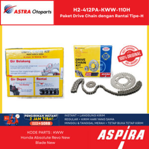 Paket Rantai Gear Aspira Honda Supra X
