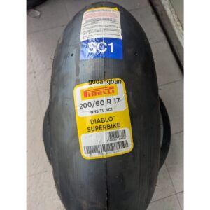 Pirelli Diablo Superbike 200 60 17 Tubeless Ban Motor Slick Moge Balap Baru