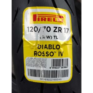 Ban Luar Pirelli 120 70 ZR 17 DIABLO ROSSO 4 IV RADIAL MOGE NINJA 250