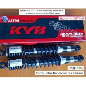[KYOS-OZ71071HZ] Shockbreaker Kayaba Hitam HD Motor Honda Supra Karisma KYB Heavy Duty Original Shock 35,0CM