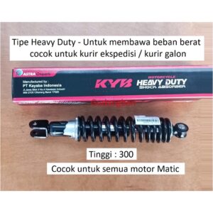 [KYOS-OZ71100H] SHOCK VARIAN KAYABA KYB ZETO belakang HONDA Beat Vario spacy 30 31 32 33 CM PREMIUM ORIGINAL BARU HD