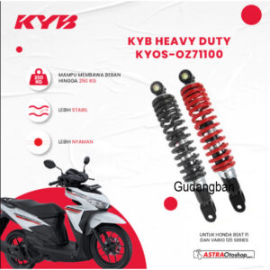[KYOS-OZ71101M] SHOCK VARIAN KAYABA KYB ZETO belakang HONDA Beat Vario spacy 30 31 32 33 CM PREMIUM ORIGINAL BARU HD